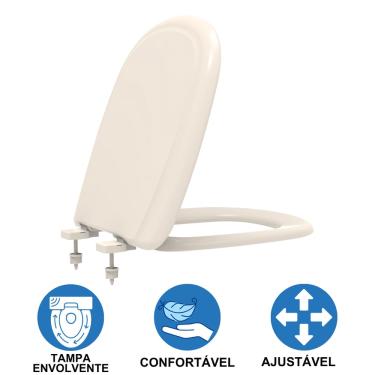 Imagem de Tampa Assento Vaso Sanitário Icasa Sabatini Branco