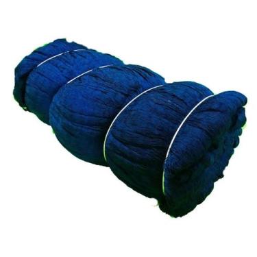 Imagem de Panagem de Rede Pesca 210/48x90x33  Alt 5,94m AZUL Malha 18cm esticada