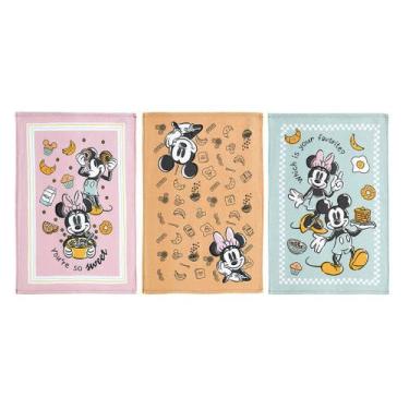 Imagem de Pano de Prato Felpudo Döhler Mickey e Minnie 25 Colorido 45x65cm, 45x6