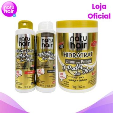 Imagem de Kit Shampoo + Condicionador + Creme para Pentear O Poder dos Óleos - N