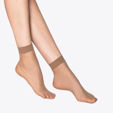 Imagem de Kit 6 Pares de Meias Loba Lupo Soquete Fina Fio 20 05530-001, Pó de ar