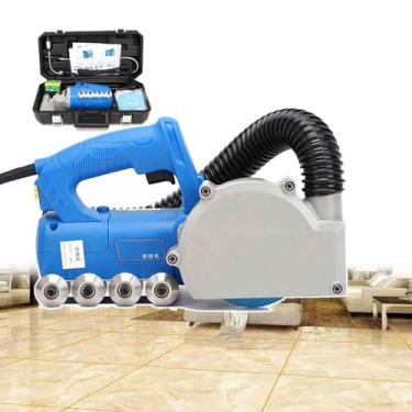 Imagem de Ferramenta Para Abertura De VãOs Em Pisos De Ladrilhos, MáQuina EléTrica Para Limpeza De Juntas De Ladrilhos Com Rebote AutomáTico, 9000 Rpm, AspiraçãO AutomáTica, RemoçãO De Raspagem De Bordas