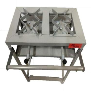 Imagem de Fogão 2 Bocas Riskgas Mini Semi-Industrial sem Mangueira 307