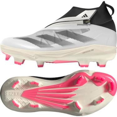Imagem de adidas Tênis de beisebol masculino Adizero Impact+ TPU BSB, Branco/preto/cinza claro, 42