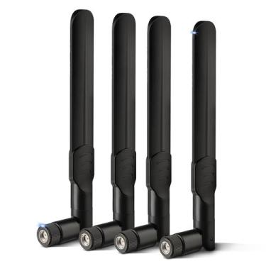 Imagem de Antena de câmera de trilha celular Bingfu 4G LTE 8dBi RP-SMA masculina