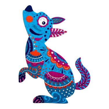 Imagem de Quebra-Cabeça 3D MDF Infantil Colorido – Cachorro Mágico | Puzzle Decorativo e Brinquedo Educativo para Crianças