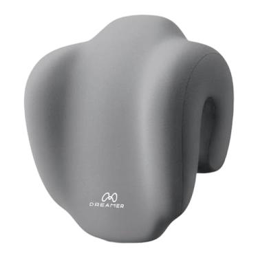 Imagem de FashionCha Travesseiro de Escritório para Dormir E Trabalhar, Suporte de Pescoço para Cadeira de Trabalho Do Almoço, Travesseiro de Pescoço de Espuma Vis, Cinza Claro