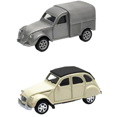 Imagem de OPO 10 - Batch of 2 Miniature Cars 3 inches: Citroen 2CV - WEL10