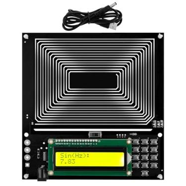 Imagem de XYTZHSAI Gerador Schumann 0,01Hz~300000Hz Schumann 7,83Hz ajustável Schumann gerador de ressonância de onda senoidal, gerador de pulso de baixa frequência para melhorar o sono e saúde (preto)