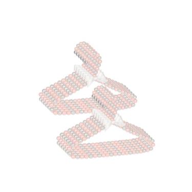 Imagem de CONCEPTS 12 cabides de pérola para bebês meninas e mulheres, conjunto de cabides decorativos de armário para berçário, vestidos de casamento, roupas infantis, ocasiões especiais, sessões de fotos e