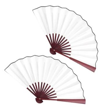 Imagem de HOOTNEE Ventiladores em branco de sublimação de 25,4 cm, ventiladores portáteis para mulheres, fãs chineses a granel