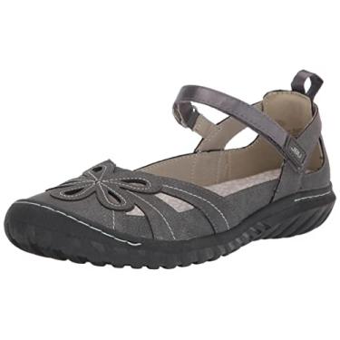 Imagem de JBU by Jambu Flat feminino Magnolia Mary Jane, Carvão, 8 Wide