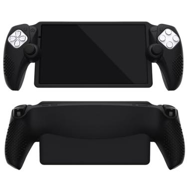 Imagem de PlayVital Non-slip Silicone Cover for PS Portal with Thumb Grips, Protective Case Skin for PlayStation Portal Remote Player, 3D Studded Design, Black