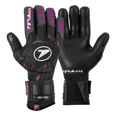 Imagem de Luva de Goleiro Profissional Poker Bolt, Pt, Ch, Ro, 11