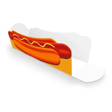Imagem de Embalagem Para Cachorro Quente Hotdog 19Cm - Vermelho 1000U - Pdv Prin