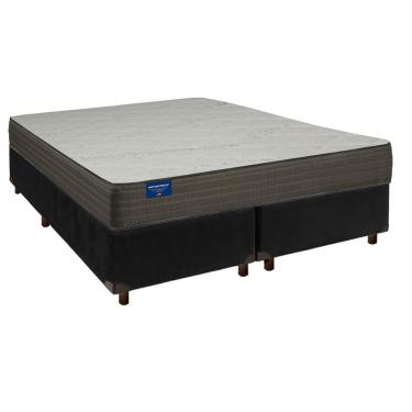 Imagem de Cama Box Blindado Casal + Colchão D33 Orthotech Inducol
