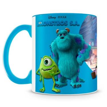 Imagem de Caneca Monstros S.A. - Personagens Michael Wazowski e Sullivan - Amo C