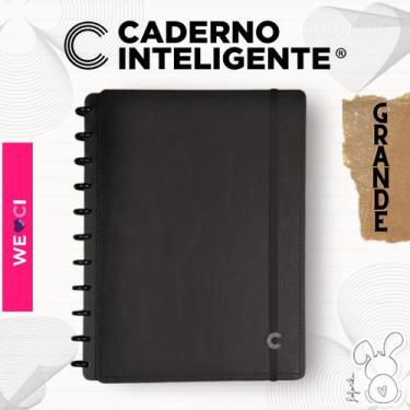 Imagem de Caderno Inteligente Grande - Black - Capa Preta - CI - Caderno de disc