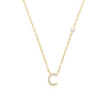 Imagem de 1 colar feminino banhado a prata, brilhante, com acabamento em diamante, joia fina, presente para mamãe, 45+5cm, Cobre, Sem Pedra Preciosa