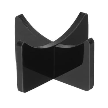 Imagem de Suporte de exibição de bola de 5 cm, suporte de exibição de bola de acrílico multifuncional para tênis de beisebol de softball, preto