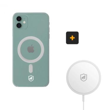 Imagem de Kit Magsafe - Carregador E Capa Case Capinha Para Iphone 11 - Gshield