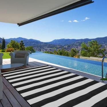 Imagem de Tapete de pátio impermeável ao ar livre Pcinfuns 203x254 cm