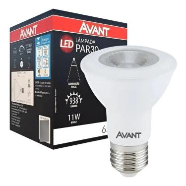 Imagem de Lâmpada Led Par30 E27 Bivolt 11W Luz Branca Avant Cor Da Luz