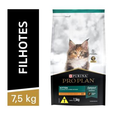 Imagem de Ração Pro Plan Gatos Filhotes Frango 7,5kg