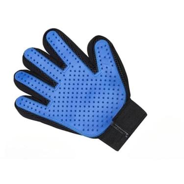 Imagem de Luva Removedora Pelo Animais Estimação Massagem Para Cão E Gato Suprimentos De Limpeza Remoção De Si(2)