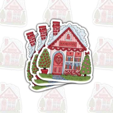 Imagem de 3 peças de adesivos de livros Smut da livraria dos namorados, decalques de vinil românticos engraçados presentes para amantes de livros, leitores de romance picante, amigos, adolescentes, para laptop