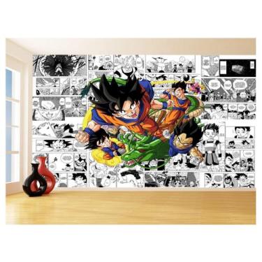 Imagem de Papel De Parede Dragon Ball Goku Vegeta Anime 3,5M Dbz680 - Você Decor