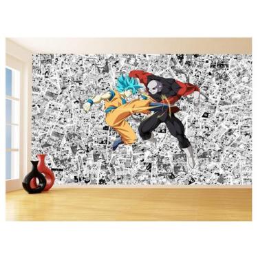 Imagem de Papel De Parede Dragon Ball Goku Vegeta Anime 3,5M Dbz162 - Você Decor