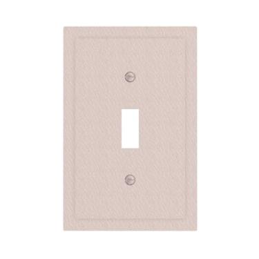Imagem de JDAKHD Capa de interruptor de luz rosa blush romântico rosa empoeirado 1 gangue placas decorativas de parede para tomadas elétricas, capas de placa de interruptor, placa frontal para quarto, sala de