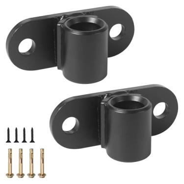 Imagem de Rasugarlary Dobradiça de portão de montagem na parede, dobradiça de poste de cerca de 5/20.3 cm, dobradiças de portão para portão de fazenda de madeira ou concreto e portão de cerca (parafusos