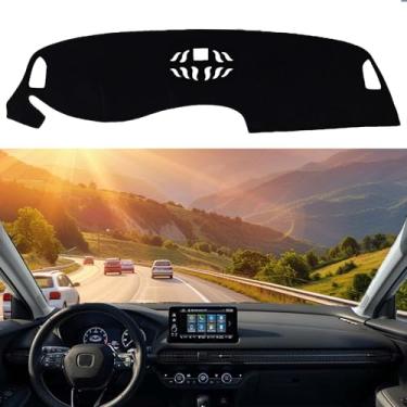 Imagem de OXANEVN Capa de painel 2025 HRV compatível com Honda HRV HR-V 2023 2024 2025 2026 Capa de painel de painel Capa de tapete de painel ajuste personalizado acessórios HRV Capa de console central protetor