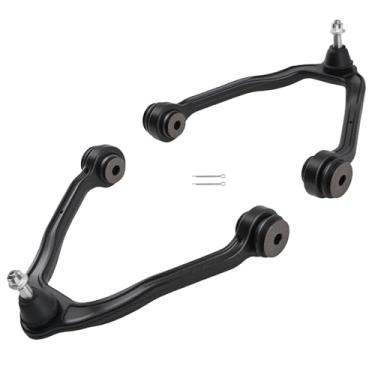Imagem de maXpeedingrods 2Pcs K80826 Front Suspension Upper Control Arms w/Ball Joints for Chevy Silverado GMC Sierra 1500 1999-2006 Tahoe 2000-2006 Express 2003-2014 Yukon 2000-2006 Cadillac Escalade 2002-2006