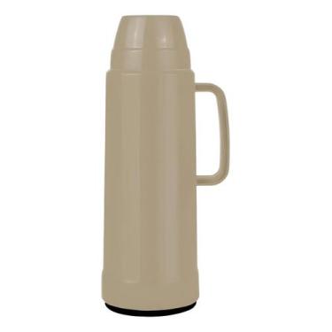 Imagem de Garrafa Térmica Resistente 1 Litro Com Tampa Café Chá Água Resistente 