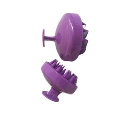 Imagem de Escova Massageadora de Couro Cabeludo e Anti Queda de Cabelo(Roxa)