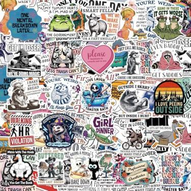 Imagem de 200PCS No Repeats Funny Holographic Stickers for Adults, Waterproof Vinyl Sarcastic Meme Decals, Cute Cool DIY Decor for Laptop, Water Bottle, Phone, Luggage