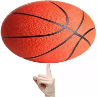 Imagem de Bola de jogo, ar livre, quique alto, oficial, interior e exterior, lisa e laranja, resistente, profissional