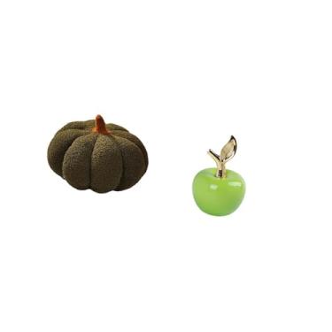 Imagem de Fenteer Almofada de Pelúcia em Formato de Abóbora de Halloween E Escultura de Cerâmica Decorativa para Sofá, Ideal para Decoração de Quarto, Café, Escritório