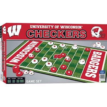 Imagem de MasterPieces Jogo familiar - NCAA Texas Longhorns Checkers - Jogo de tabuleiro oficialmente licenciado para crianças e adultos