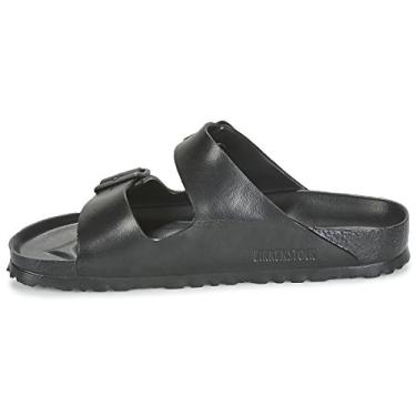 Imagem de Birkenstock Sandálias pretas unissex Arizona Essentials EVA - 44 M EU/13-13,5 B(M) EUA feminino/11-11,5 D(M) EUA masculino