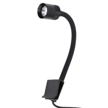 Imagem de Jiawu Mini Clamp/Holder On Aquarium Spot Lamp Iluminação Compacta de 3 Cores Ajustável USB LED Fish Tank Spotlight para Ambiente Aquático IP65 Impermeabilização Braço de Braçadeira Giratório 360 °