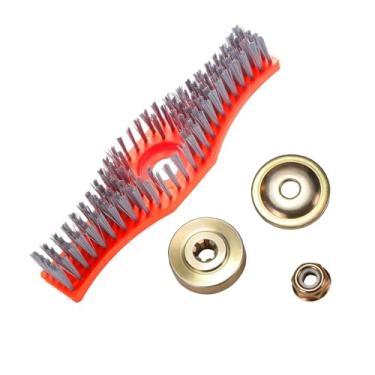 Imagem de predolo Escova de limpeza para cortador de grama, acessório prático para jardinagem, ferramenta de limpeza para jardim, escova para piso de garagem e pátio, Style a