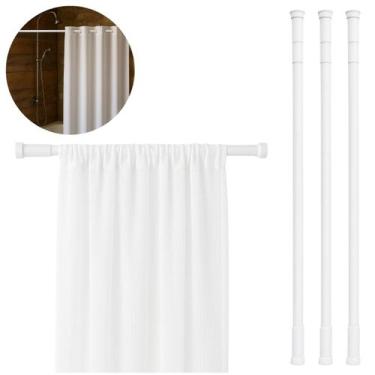 Imagem de 3 Varão Extensível Box Banheiro 70 a 120cm Hotel Residência - Clink