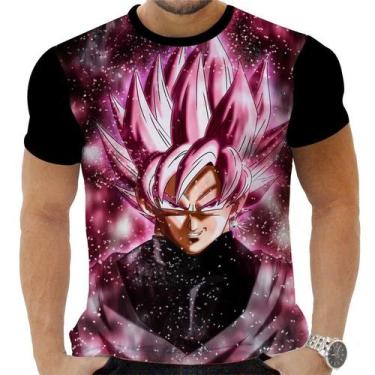 Imagem de Camiseta Camisa Personalizada Anime Clássico Dragon Ball Goku Black 07
