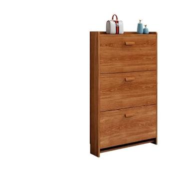 Imagem de Organizador de sapatos Balde de ponta fina Rack de armário de sapatos 17 cm Cm Foyer estreito doméstico branco grande capacidade porta sapateira para armário (Cor: B) (Tamanho B único)