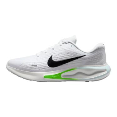 Imagem de Nike Tênis de corrida masculino Journey Run Road (branco/greve verde/azul gelo/preto), Branco/preto-verde Strike-azul glaciar, 47