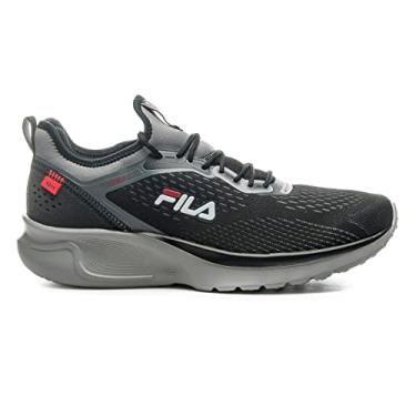 Imagem de Tenis Fila Super Flip, Masculino, Preto/Grafite/Vermelho, 42